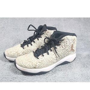 Nike Air Jordan Reveal Bronze Jumpman Men's Size 10 834268-113 White Black Gold